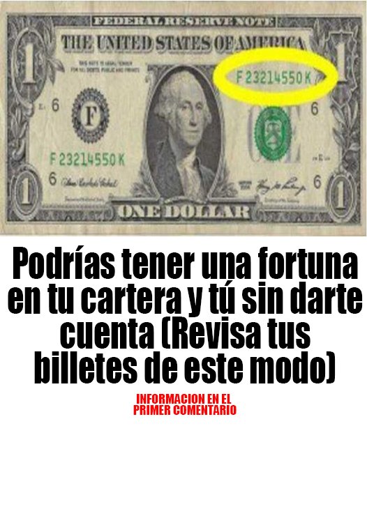 Estos billetes valen más de lo que puedes imaginar | My Blog